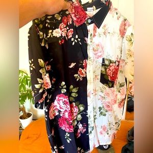 Shirt sleeve button down